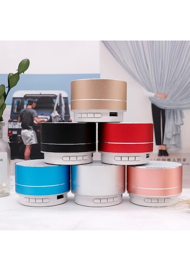 Taşınabilir Metal Subwoofer Kablosuz Bluetooth Hoparlör Bilgisayar Mini Bluetooth Ses Mp3 Müzik Çalar