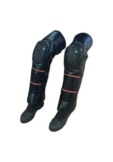 Motosiklet Deri Bacak Koruyucu Suya Dayanıklı Silikon Diz Koruma