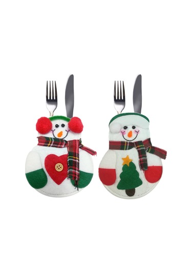 Ximistore9 Noel Masası Dekorasyonu: 6 Adet Non-woven Kürdan Bantı, Santa Ve Geyik Desenli, Yeniden Kullanılabilir, Festivite Atmosu Katıyor