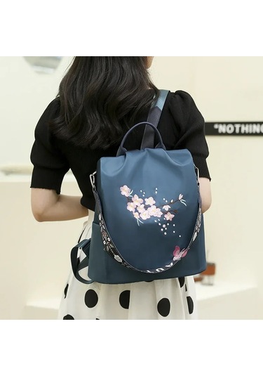 Oxford Katı Sırt Çantaları Kadınlar İçin Fermuarlı Çantalar 2024 Çok Renkli