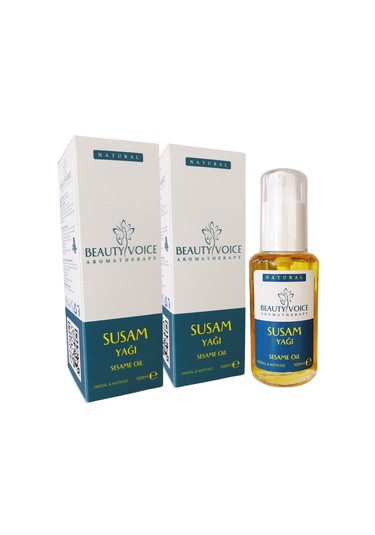 Beauty Voice Saf Susam Yağı Losyon Pompalı Şişe 2 x 200 ML