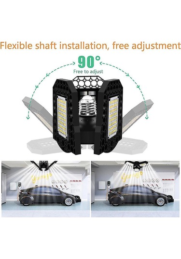 Tenfowee E27 Tabanlı 40w Led Ampul, 270 Derece Açı, 50000 Saat Ömür, Garaj Ve Depo Aydınlatması İçin İdeal