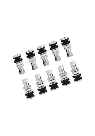 Yaleker Alüminyum Tamir Seti: Eşik Servisli, Rüzgar Geçirmez, Atv, Mower, Moto İçin Kısa Vana Sapları - Paslanmaz Kapaklı Tr161