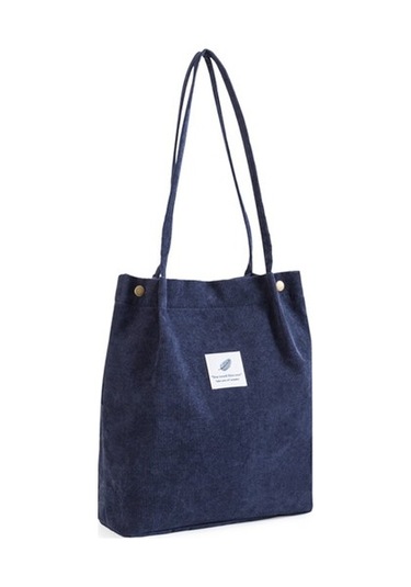 Szypzstore Kanvas Çanta, Sınıf Kanvas Çanta, Omuz Çantası, Kampüs Çapraz Askılı Çanta Pl4m4s Koyu Mavi