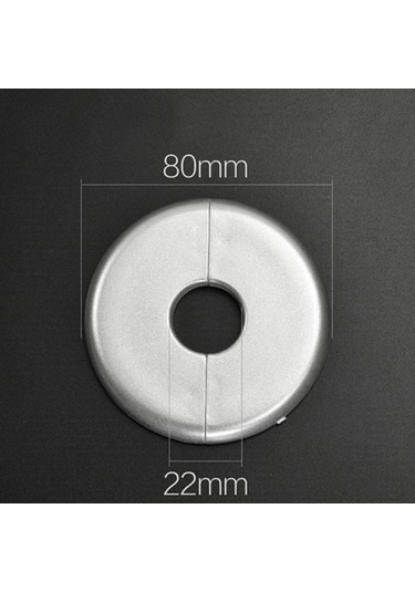 Sones Yuvarlak Delik Dekorasyon Fişi Kapağı, Stil: 2.2mm Delik Gümüş