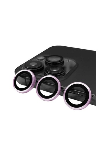 Apple Uyumlu iPhone 14 Pro Max Zore Cl-07 Kamera Lens Koruyucu Mor
