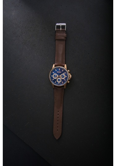 Hakiki Deri 22mm Akıllı Pimli Saat Kordonu Koyu Kahverengi