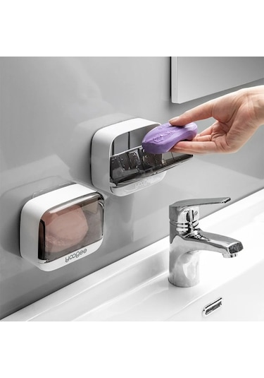 Büro Ev Ofis Banyo Mutfak Düzeni İçin İkili Kapaklı Sabunluk Diğer