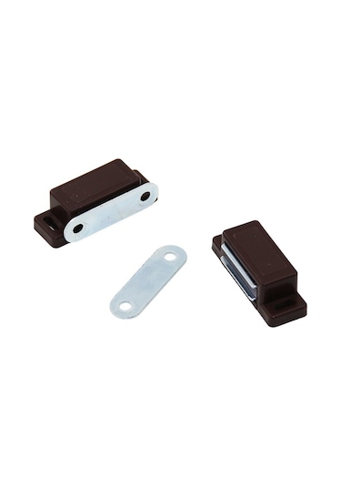 50 Adet Kahve 4.5cm Mıknatıslı Sineklik Çıt Çıt 4604
