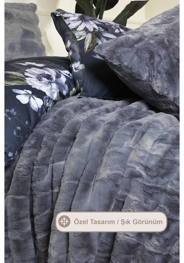 Elart Marsel Comfort Uyku Seti 220x240 Cm Antrasit Antrasit