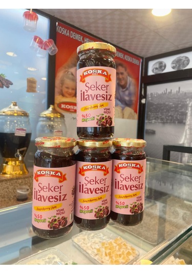 Koska Şeker İlavesiz Vişne Reçeli 270 Gr Koli 12 Adet