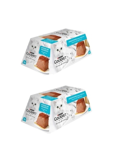 Pro Plan Purina Gourmet Revelations Ton Balıklı Kedi Yaş Maması 2x57gr - Kedi Pastası