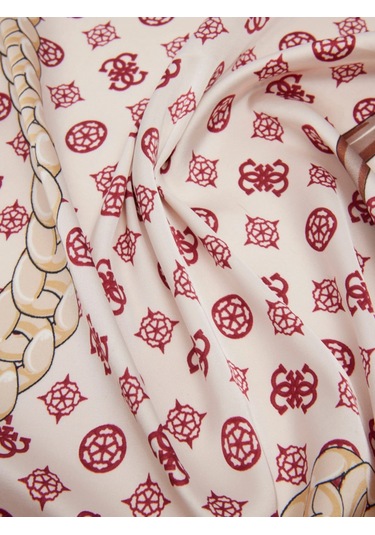 Guess Printed Kadın Kırmızı Eşarp Aw5416sıl90-red Kırmızı