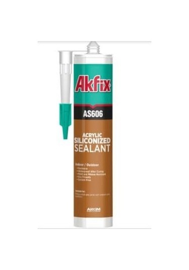 AKFİX AKRİLİK MASTİK KAHVE Kahverengi Kahverengi