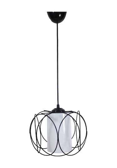 Trend Kitchen Olimpiyat Tekli Beyaz Mikalı Siyah Sarkıt Avize Siyah