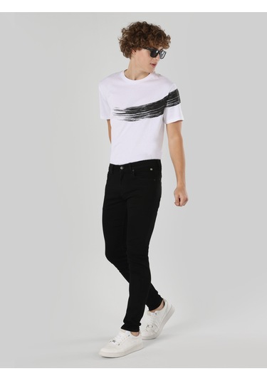 Colin's 040 Alex Süper Dar Kesim Düşük Bel Dar Paça Siyah Erkek Jean Pantolon CL1063725_Q1.V1_DN06270