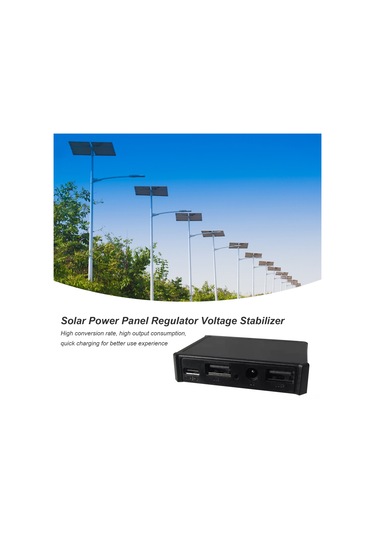 Geeksen Güneş Enerjili Usb Şarj Cihazı - Çift Usb, Type-c Ve Dc Çıkışlı Taşınabilir Güç Kontrol Cihazı