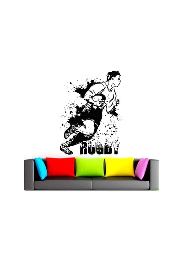 Rugby Oyuncusu Anime Duvar Çıkartması Çıkarılabilir Duvar Kağıdı Ev Dekorasyonu Çok Renkli