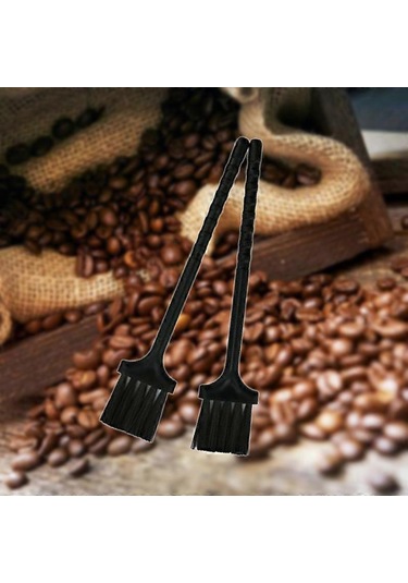 2 Adet Çok Amaçlı Mutfak Fırçası Tıraş Fırçası Temizleme Fırçası Klavye Tozu Siyah Naylon Plastik Küçük Fırça