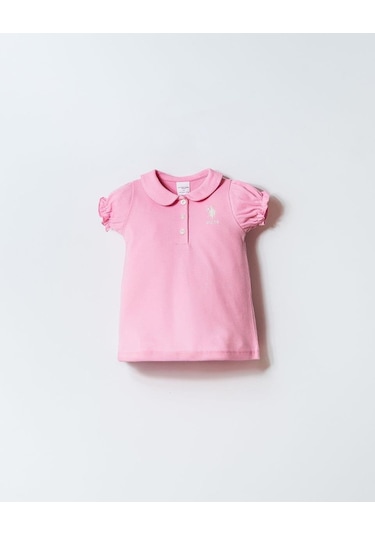 U.S. Polo Assn. U.s. Polo Assn Kız Bebek Elbise Pembe-2357 Pembe