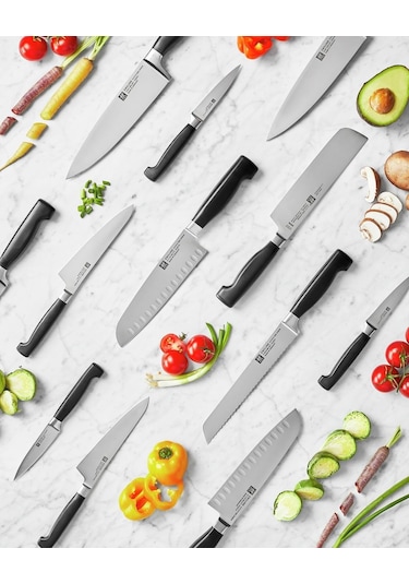Zwilling Four Starsantoku Bıçağı, 18 Cm, Oluklu Kenar Diğer