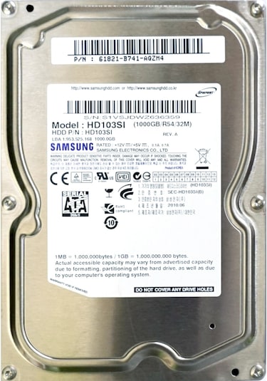 Samsung EcoGreen F2 HD103SI 3.5'' 1 TB SATA 2 HDD