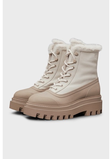 Calvin Klein Bayan Bot Yw0yw01557 0hg Bej Bej