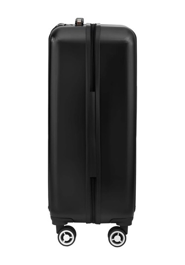 Büyük Boy %100 Polikarbon Valiz Parlak Siyah 1810 Siyah