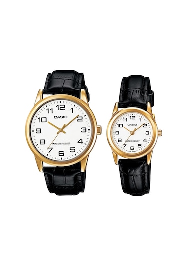 Casio Mtp-ltp-v001gl-7budf Çift Kol Saati Kadın-erkek Metalik