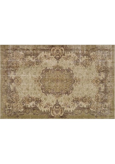 Klasik Modern Vintage Eskitme El Dokuma Halı 1,67 X 2,6 Cm 9251