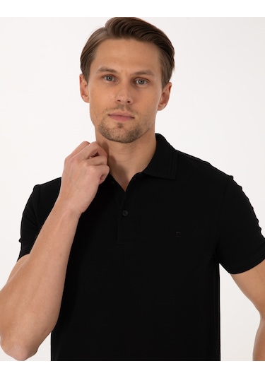 Pierre Cardin Erkek Siyah Tişört Basic 50325323-vr046 Siyah