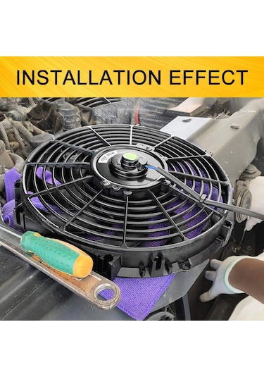 9 İnç 12v 80w Araç Güçlü Şanzıman Yağı Soğutma Fanı Montaj Accessorie, Boyut:9 İnç