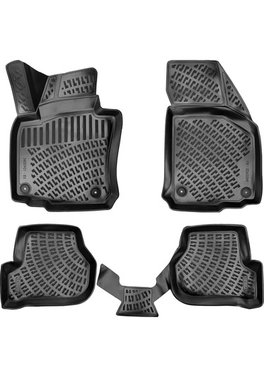 Volkswagen Jetta 2005-2011 3d Siyah Kokusuz Havuzulu Paspas Takımı