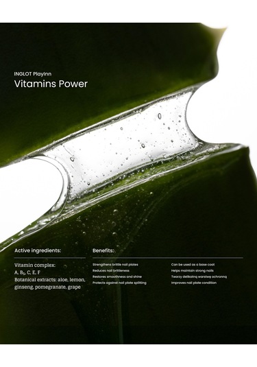 Inglot Inglot Playınn Vitamins Power Tırnak Güçlendirici Oje 7