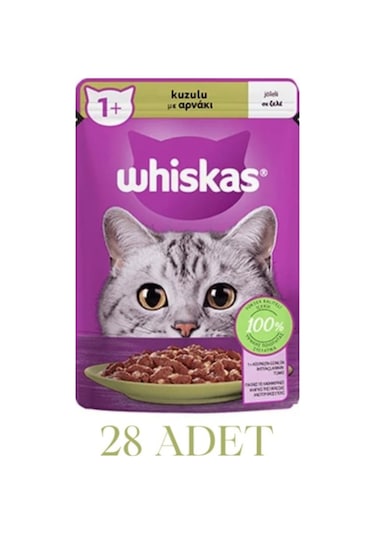 Whiskas Kuzu Etli Kedi Maması 85 Gr 28 Adet