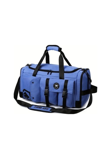 Sandwich Motion003 Eonothem Mavi Büyük Kapasiteli Çok Bölmeli Ayarlanabilir Askılı Kraliyet Mavisi Seyahat Çantası Mavi