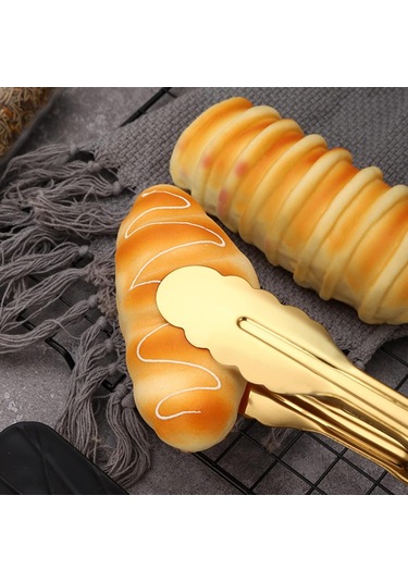 Ximistore9 2 Adet 9 İnç Altın Paslanmaz Çelik Anti-kayma Mutfak Kömürü, Salata, Ekmek, Buz, Fritöz, Pişirme, Fırın İçin Yemek Kapağı Altın