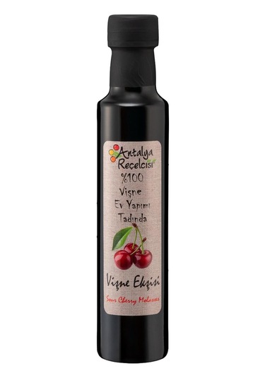 Antalya Reçelcisi %100 Vişne Ekşisi Classy 250 Ml Cam Şişe