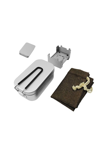 Kamp Alkol Soba Öğle Yemeği Kutusu Mini Katlanır Soba Veranda Açık Balıkçılık Tarzı A Çok Renkli