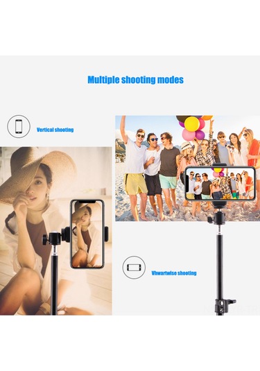 Ranyeek 1600mm Yüksekliğinde Çift Fonksiyonlu Akıllı Telefon Ve Kamera Tripodu - 360 Döner Kafa, Anti-kayma Telefon Tutucu Ve Taşıma Çantası Dahil