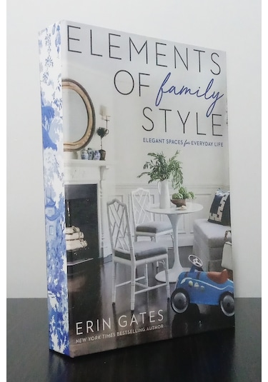 Kitap Görünümlü Dekoratif Kutu Elements Mavi Temalı