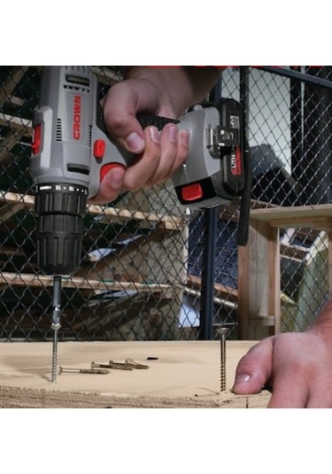 Crown CT21055L 14.4V 1.5 Ah Li-ion Çift Akülü Darbesiz Şarjlı Matkap Vidalama