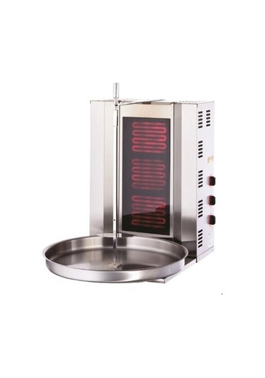 Işıkgaz Silverinox Elektrikli 3 Radyanlı Döner Ocağı Makinesi