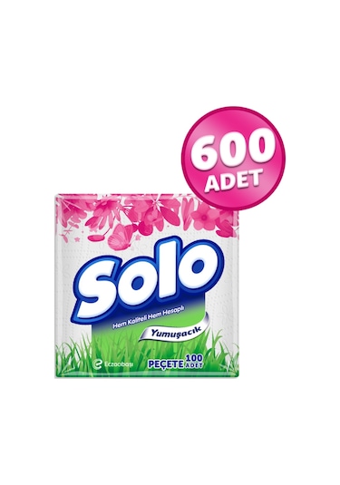 Solo Süper Peçete 6 x 100'lü