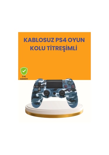 Ps4 Kablosuz Oyun Kolu Gecikmesiz Bağlantılı Ergonomik Tasarımlı