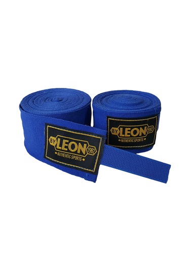 Leon Elastik Boks, Kick Boks Ve Muay Thai Bandajı 7 Metre Mavi
