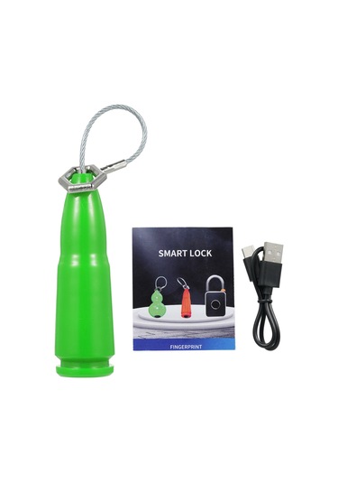 Padalink Parmak İzi Kilidi - Şifresiz, Hızlı Açılış, Taşınabilir Ve Su Geçirmez Kilit 20 Parmak Kayıt