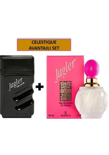 Jagler Black Edt Erkek 90ml + Classic Kadın Parfüm Edt 60 Ml Fresh