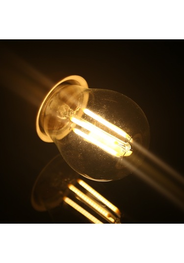 G45 E27 4w Retro Karartma Led Filament Ampul Beyaz