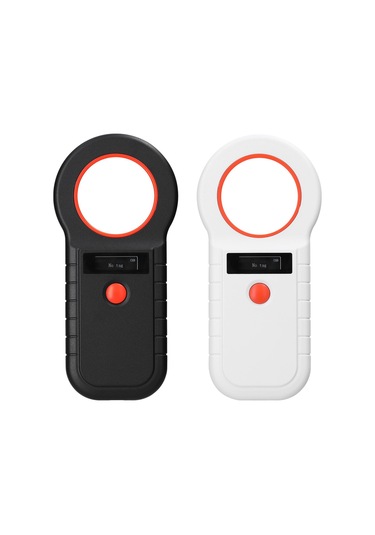 Jms Pet Kablosuz Mikroçip EMID ve FDX-B Şarj Edilebilir Okuyucu Tarayıcı Beyaz